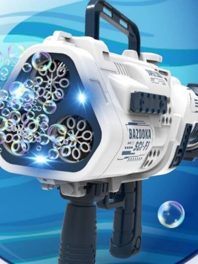 Full-automatic Lighting Bazooka Bubble Gun Children's Toys