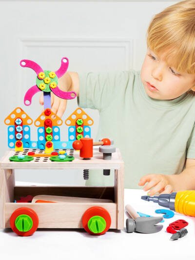Children's Repair Toolbox Electric Screwdriver Set Toys