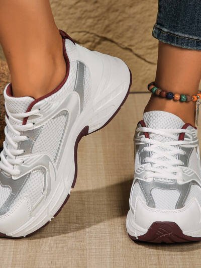 Versatile Mesh Casual Sneakers For Women