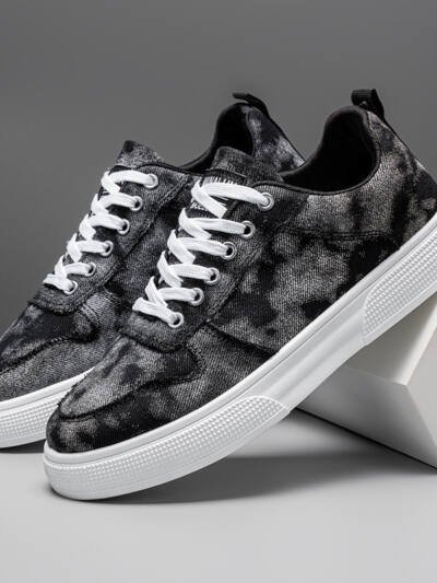Summer Low-top Canvas Sneakers Increased By Denim Shoes