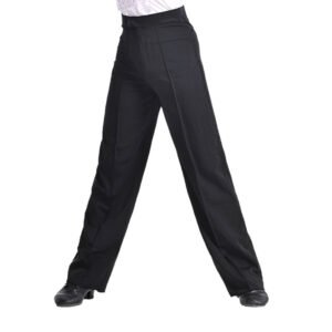 Mens Adult Latin Dance Pants Standard Modern Dance Pants Practice Wear For Adults And Children