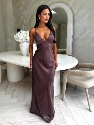 Elegant Waist-cinching Fashion Dress For Women