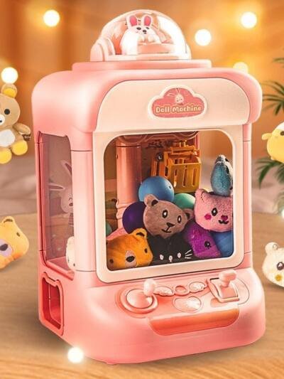 Rabbit Doll Crane Game Toy Mini Gashapon Machine
