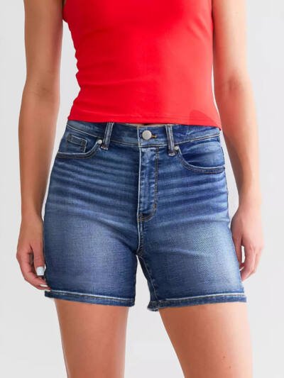 Womens Casual Stretchy Skinny Shorts
