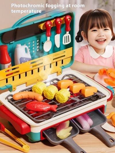 Simulation Mini Small Kitchen Play House Slicer Girls' Cooking Barbecue Toys