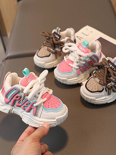 Boys And Girls Letters Outdoor Casual Shoes