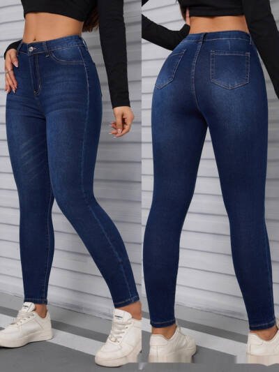 Stylish Personalized Stretchy Slim-fit Skinny Pants
