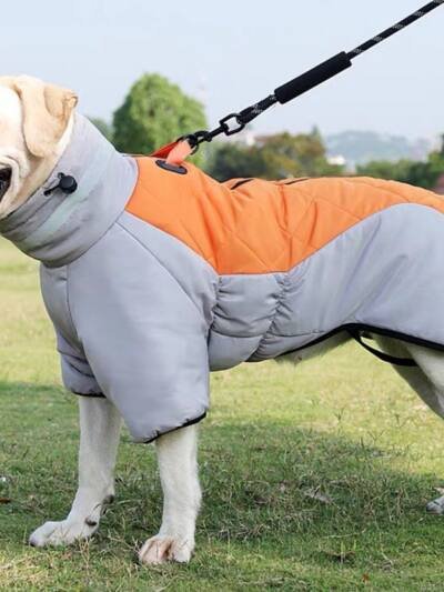 New Winter Dog Coat Waterproof Pet Clothes For Medum Large Dogs Warm Thicken Dog Vest Custome Labrador Jacket