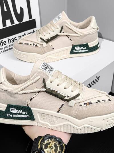 Fashion Casual Thick-soled Canvas Sneakers Sports Sneakers For Men
