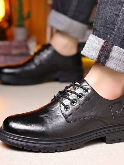 Casual, Breathable, Versatile Lace-up Slip-on Loafer Shoes