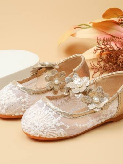 Ancient Style Soft Bottom Embroidered Flower Chinese Style Princess Single-layer Shoes