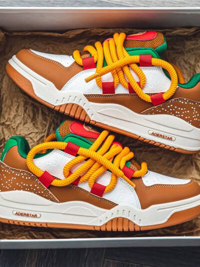 Hamburg Fries Summer Sports Casual Retro High-rise Shoes