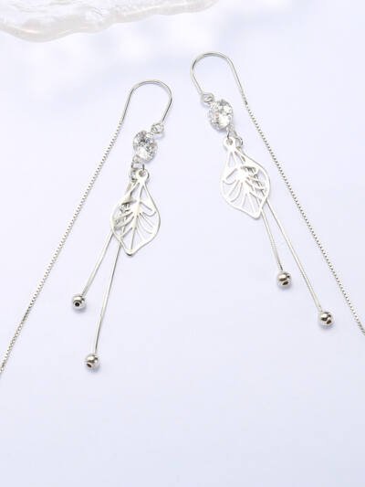 Leaf European And American Earrings Women