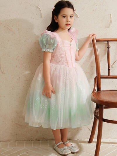 Amazon New Dresses Of Bride Fellow Kids Little Girl Wedding Girls Birthday Skirt Banquet Small Gauze Skirt Baby Girl Princess Dress