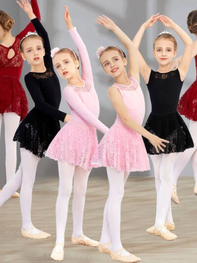 Dancewear For Girls, Practice Outfit, Summer Short-sleeve Ballet
