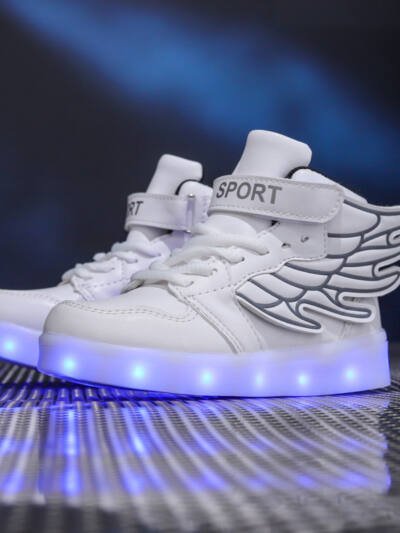 Usb Charging Light Shoes Children