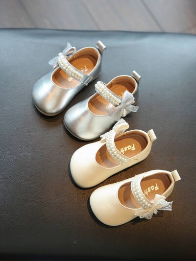 New All-match Bow Princess Square Mouth Pumps Non-slip