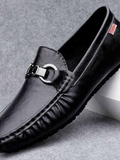 Mens Soft-soled Versatile Breathable Leather Casual Shoes