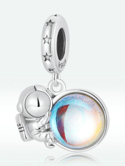 Fashion Personality Moon Spaceman Pendant