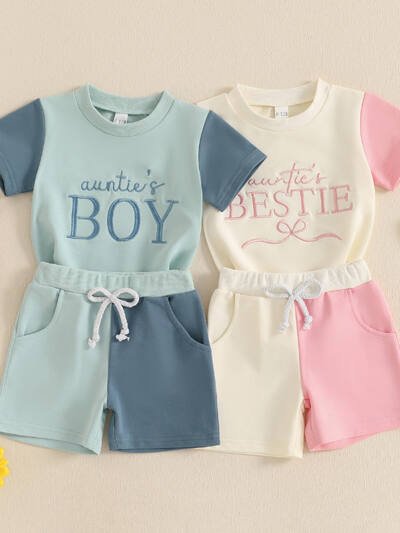Children's Vitality Color Matching Letters Two-piece Set