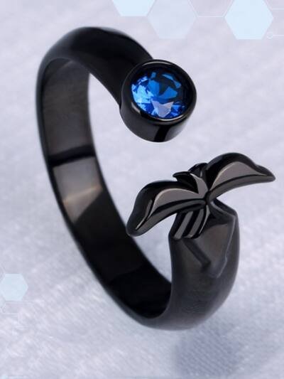 925 Silver Tongren Sword Ring Of Night Sky