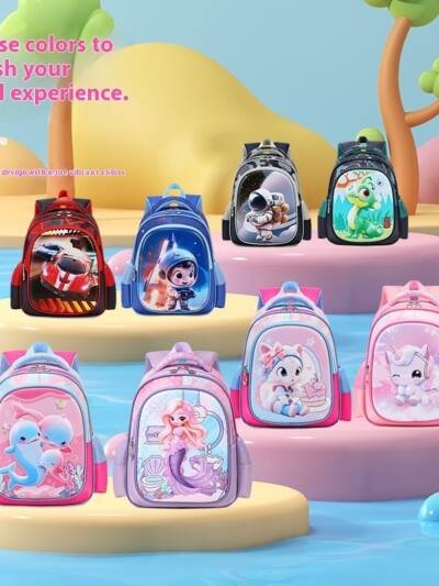 New Kindergarten Backpack Cartoon Bag Children's Backpack