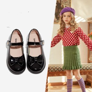 Genuine Leather Student Air Cushion Leather Shoes