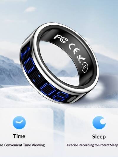 Smart Ring For Step Counting Heart Rate Blood Oxygen And Sleep Tracking