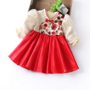 Fashion Personality Spring And Autumn Girls Dress