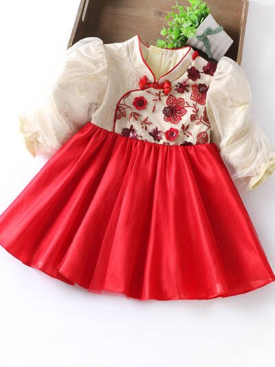 Fashion Personality Spring And Autumn Girls Dress