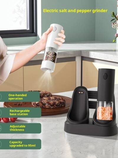 Gravity Sensing Electric Pepper Grinder