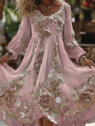 New Autumn American-Style Fashionable Casual Halloween Dress With Digital Print