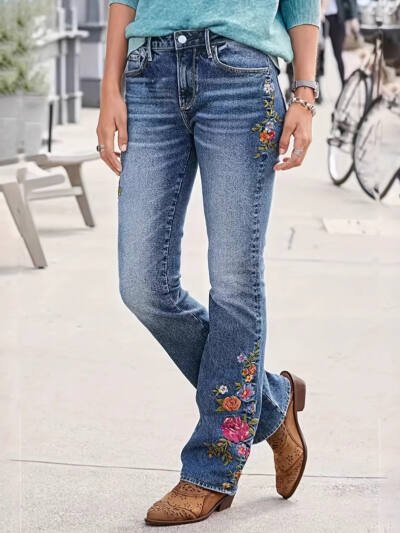 High-elasticity Denim Jeans Instagram-style Trendy Slimming Fit