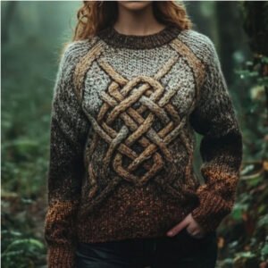 Women's Sweater With Soft Round Neck Feel