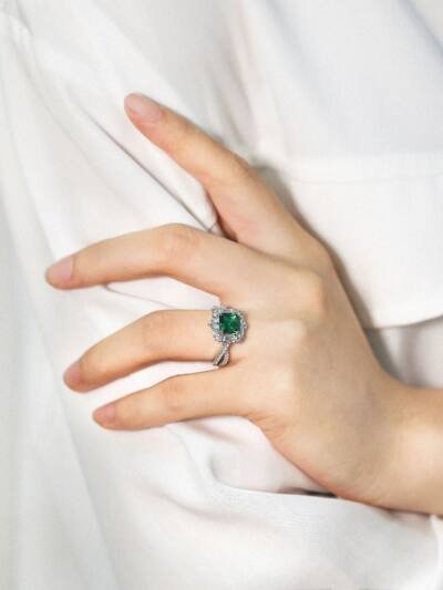 Grandmother Princess-shaped European And American Fashion Engagement Ring
