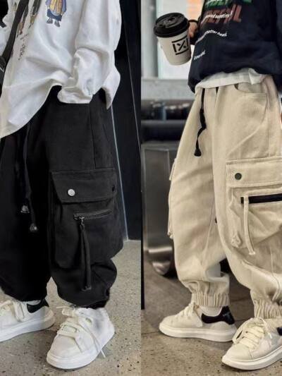 Pants Children Spring And Autumn Workwear