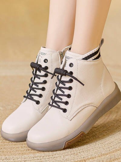 British Flat Soft Bottom Soft Surface Mom Non-slip Boots