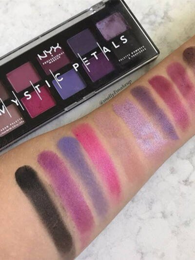 Ten-color Eyeshadow Palette Mystic Petals Midnight Orchid Dark Mystic