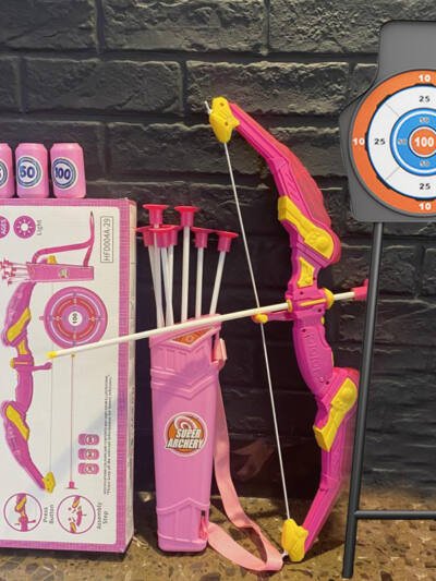 Children's Bow And Arrow Toy Quiver Target Archery Indoor Boys Girls Outdoor Leisure Entertainment Equipment Toy Wholesale
