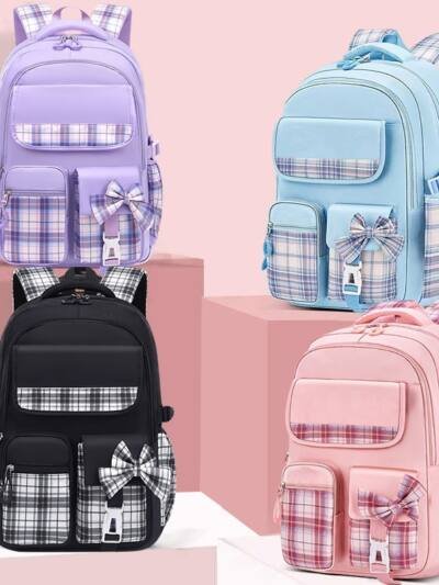 Children's Backpack Lightweight Spine-protective Burden Reduction Large Capacity