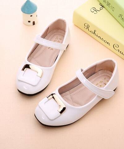 Girls' Single Shoes With Soft Sole Scoop Shoes