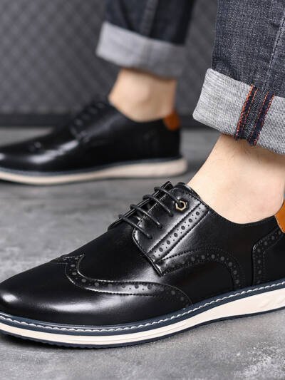 British Mens Business-Casual Leather Shoes