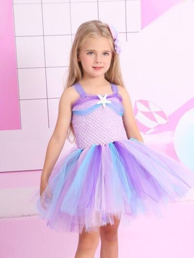 Mermaid Princess Dress Dance Costume