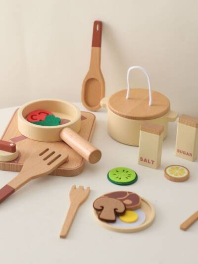 Children's Wooden Play House Kitchen Educational Toys
