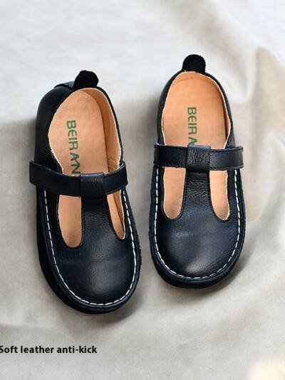 Children's Genuine Leather Soft Calf Leather Shoes Casual Baby Shoes
