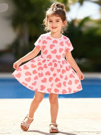 Cute And Sweet Dress For Little Girls
