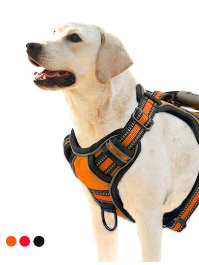 Dog Harness No Pull Breathable Reflective Pet Harness Vest