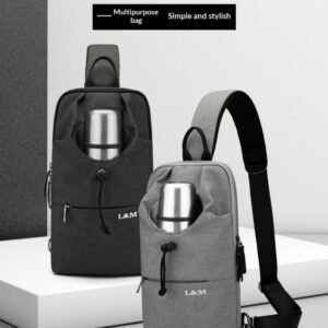 Mens Large-capacity Crossbody Chest Bag For Cycling