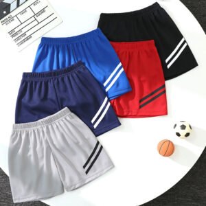 Children's 5-piece Multi-color Quick-drying Sports Shorts In Summer