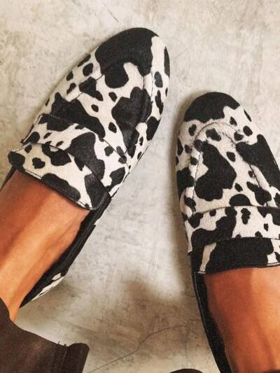 Womens Round-Toe Plus-Size Casual Shoes